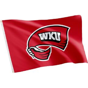 Desert Cactus Western Kentucky University WKU Flag - 3 x 5 Feet Hilltoppers Banner, Indoor/Outdoor Durable Fabric, 100% Polyester Design (Style 1)