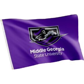 Desert Cactus Middle Georgia State University MGSU Flag - 3 x 5 Feet Knights Banner, Indoor/Outdoor Durable Fabric, 100% Polyester Design (Style 1)