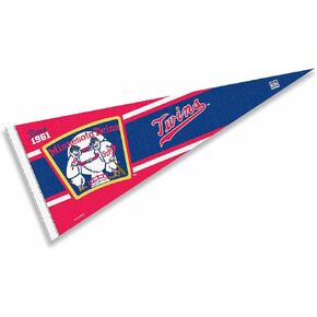 WinCraft Twins Retro Vintage Throwback Full Size Pennant Flag