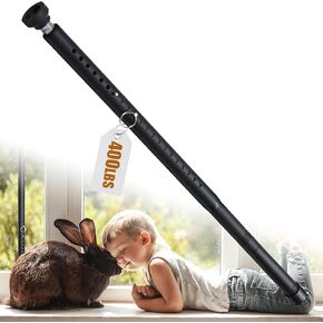 Sliding Door Window Security Bars - 1.18" Dia Extra Strong Heavy Duty Burglar Bar,18-51" Adjustable Safety Lock Stick for Slider, Patio Doors, Inside Stopper for Home, Apartment,Travel Security