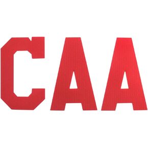 A&R Sports Captain Letters ، Red ، 4 "