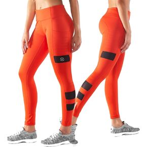 Virus Womens ECO40 Stay Cool ZEPU MESH Pants - Blood Orange (Blood Orange, Small)