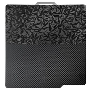 3D Printer Textured Build Plate for Bambu Lab X1/P1,Diamond Shape & Carbon Fiber Texture, Spring Steel Sheet Plate -Diamond & Carbon Fiber-X1/P1 (257×257mm)