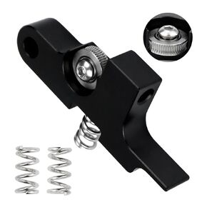 Upgrade Extruder Idler Arm U Groove Gear Bearing Compatible with Sidewinder X1 X2 / Metal Titan Aero Extruder Prusa i3 MK2 4max pro Genius Chiron 3D Printer (Grooved +Black)