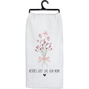 Bestie Gifts Kitchen Towels, BFF Gifts, Friendship Gifts for Women Friends Dish Towels Tea Towels, Gifts for Best Friend Besties Hand Towels for Bathroom, 16x24 Inch