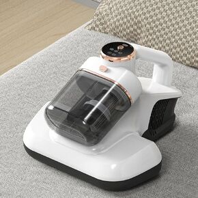 Mattress Vacuum Cleaner, Cordless Bed Vacuum Cleaner with 10Kpa Suction, 3 Gears Adjustment, LED Screen, Handheld Vacuum Cleaner Effectively Clean Up Bed, Pillows, Sofas, Carpets