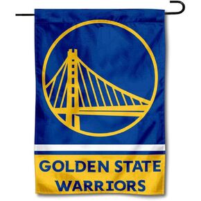 WinCraft Golden State Warriors Double Sided Garden Flag