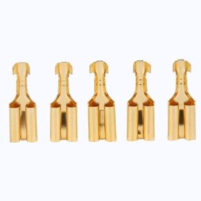 Gonetre 8mm Female Spade Connector Blade 100 PCS PLADE CONCTURCE B SILP and TYPE TYPE TYPE