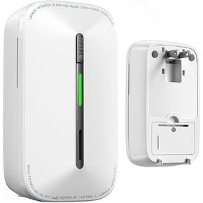 SITERWELL Plug in Carbon Monoxide Detector 10 Year Battery, CO Alarm Detector with Electrochemical Sensor and Sound Warning, AC Powered Portable Carbon Monoxide Detector for Home Office Travel,1-Pack