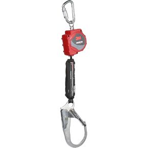 3M™ Protecta® Self-Retracting Lifeline with Carabiner 3100515, Web, Steel Rebar Hook, 11 ft.