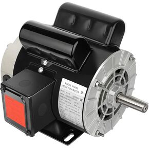 2HP Electric Motor 3450RPM General Purpose Single Phase Motor 115/230V 5/8" Shaft Diameter CW/CCW ODP 60HZ