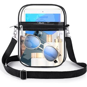 Clear Bag for Stadium Events,Clear Bag for Women, Clear Crossbody Bag, Clear Purse, Transparent Backpack