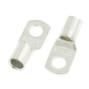 uxcell 5 Pcs 35mm2 Lead Section Copper Cable Terminal Connector for 8mm Dia Bolt