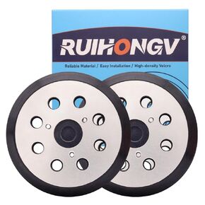 2 Pack Replacement Sander Pad for Dewalt/Makita,5 Inch 8 Hole Hook and Loop Orbital Metal Sanding Pads for DW423 D26451 D26453 DW4388 and for Makita BO5010 BO5030K BO5031K BO5041K