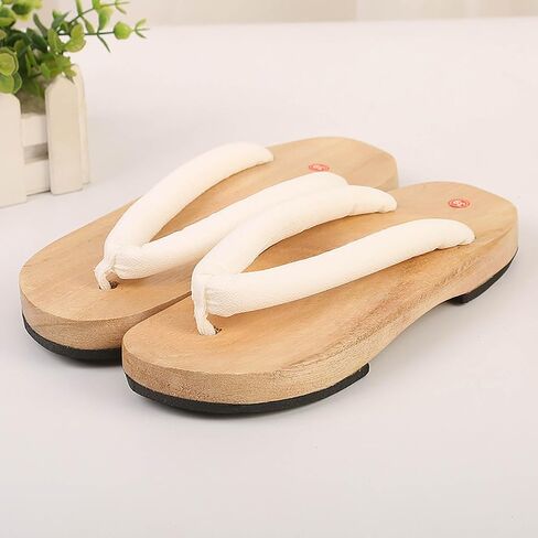 Meaniny Wooden Clogs Women's Kamado Kochou Cosplay Shoes Geta Slippers Japanese in Kuwait