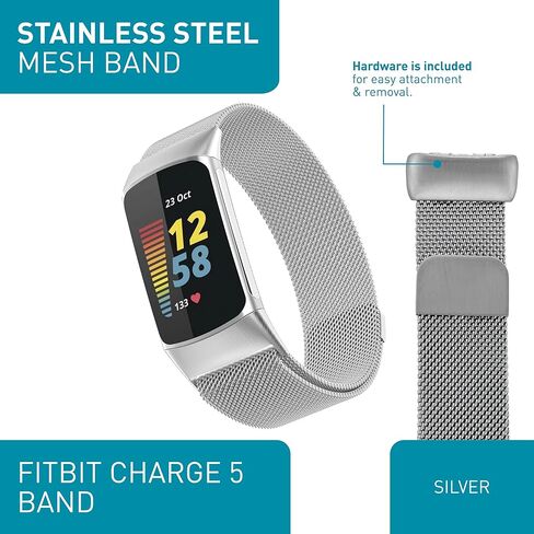 WITHit Designer Band Compatible with Fitbit Charge 5 & Charge 6 in Saudi Arabia