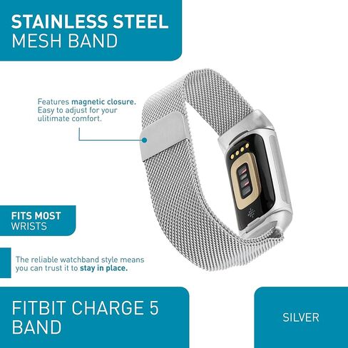 WITHit Designer Band Compatible with Fitbit Charge 5 & Charge 6 in Saudi Arabia