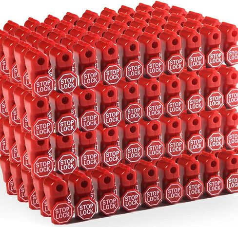 BETERTEK PEG HOOK LOCKS 200 PACK REATHER SETIODE PEG HOOK DISLAY SLATWALL و PEGBOARD HOOK LOCK in Kuwait