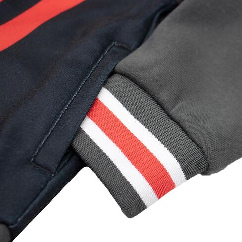 سترة Marvel Comics Boys Avengers and Spider-Man للأبطال الخارقين بأزرار وغطاء للرأس من الصوف للأطفال والأطفال الصغار in Kuwait