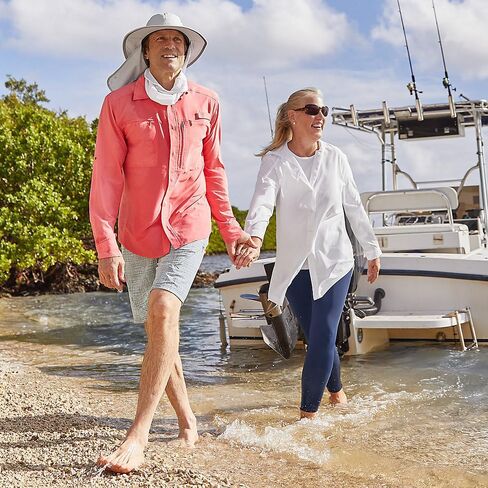 Coolibar UPF 50+ Women's Iztapa Beach Shirt - Sun Protective in Kuwait
