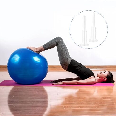 30pcs تمرين الكرة بديلة قابس ، يوجا كرة اللياقة البدنية تمرين الكرة سدادة سدادة سدادة محول الدبوس لمحول للياقة حمام سباحة قابلة للنفخ in Saudi Arabia