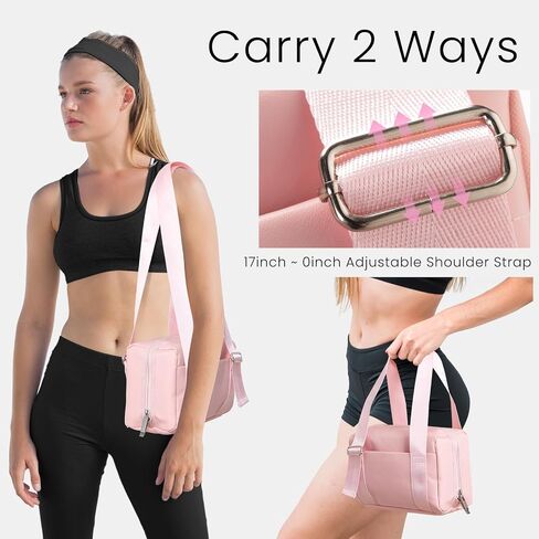MAMONA Mini Gym Bag for Women - Small Lightweight Carry On Duffle Bag Waterproof Small Gym Bag for Workout, Yoga, Fitness in Saudi Arabia