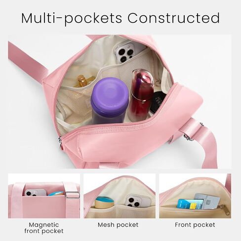 MAMONA Mini Gym Bag for Women - Small Lightweight Carry On Duffle Bag Waterproof Small Gym Bag for Workout, Yoga, Fitness in Saudi Arabia