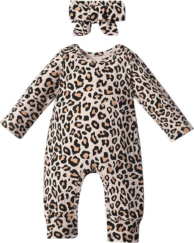 ملابس Von kilizo للفتيات الصغيرات، ملابس لطيفة للأطفال حديثي الولادة مُزينة بنقشة الزهور للفتيات، بدلة رومبير للبنات مطبوع عليها حروف in Kuwait