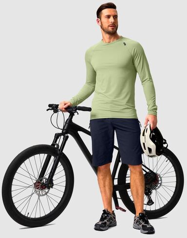 Men's Mountain Bike Shorts Stretch Cycling Biking Bicycle Quick Dry Hiking Shorts for Men Zipper Pockets in Kuwait