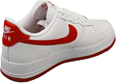 Nike Air Force 1 '07 Men's Shoes (FJ4146-106, White/White/Dragon Red) Size 10 in Saudi Arabia