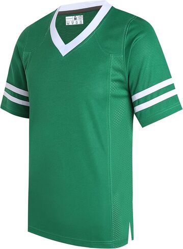 Plain Men's Football Jerseys for Unisex V-Neck Fitness T-Shirts Workout Outfits Casual Party Tops in Saudi Arabia