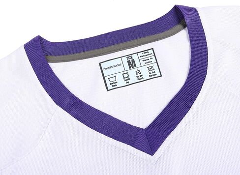 Plain Men's Football Jerseys for Unisex V-Neck Fitness T-Shirts Workout Outfits Casual Party Tops in Saudi Arabia