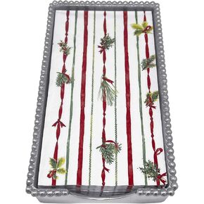 Ribbon Beaded Guest Towel Holder