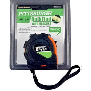 Pittsburgh QuikFind 12 Ft. x ½ In. Tape Measure