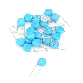 20pcs High Voltage Ceramic Capacitor Kit Flux Capacitor Monolithic Assorted Capacitors 20KV 1nF 0.001uF 1000pF Capacitor Kit CBB Capacitor Kit flux capacitor