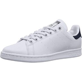 adidas Originals Women's Stan Smith (End Plastic Waste) Sneaker, White/Collegiate Navy/White, 9.5
