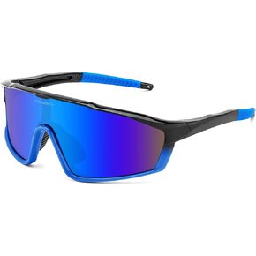 FEISEDY Kids Teens Baseball Polarized Sunglasses Lightweight TR90 Frame UV400 Sports Cycling Shades for Boys Girls B0186