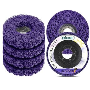 6Pcs Strip Discs Stripping Wheel, 4-1/2"x 7/8" Inch Stripping Wheel for Angle Grinder Clean and Remove Paint Coating Rust Welds Oxidation