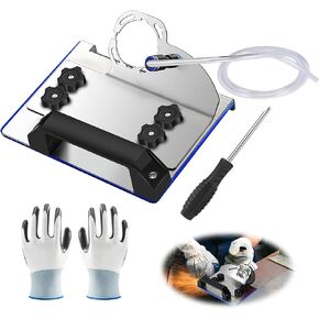 45 Degree Tile Chamfering Tool, Angle Grinder Stand for Tile 45° Chamfer Cutting, 100-Type Universal Angle Grinder Bracket Adjustable Angle Fixed Holder, Tile Chamfering Stand Type Angle Grinder