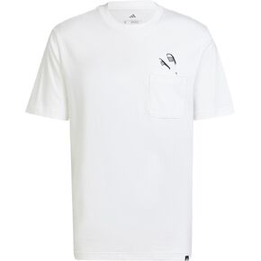 adidas Men's Lounge Slides Pocket T-Shirt