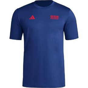 adidas Men's New England Revolution Local Warp Pre-Game Short Sleeve T-Shirt