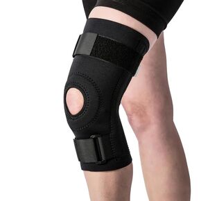 Knee Brace | Silicone Spiral Memory Springs | Maximum Knee Support for Men & Women | Joint Recovery & Pain Relief | Patella Protection | Compression Sleeve | Workouts & Running | Large
