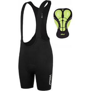 JEPOZRA Cycling Bib Shorts Padded Mountain Bike Shorts for Men Compression Shorts with Silicone Cushion Road Bike Leggings