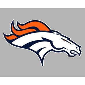 WinCraft Denver Broncos Auto Car Bumper Decal Sticker 7.5 X 4.5