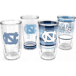 Tervis North Carolina Tar Heels - متنوع مصنوع في الولايات المتحدة الأمريكية كوب سفر معزول مع عزل معزول.