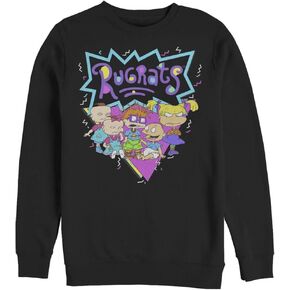 Nickelodeon Rugrats Rugratter Bright Mens Pullover Crew Fleece