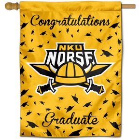 College Flags & Banners Co. Northern Kentucky Norse Graduation Gift Banner Flag