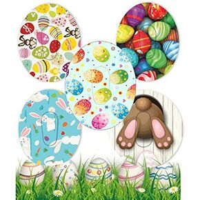 Dexcom G6 Easter Theme precut Adhesive Patches, 5 Pack. Split Backing.