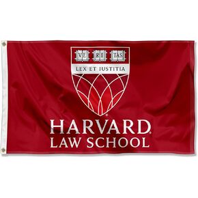 College Flags & Banners Co. Harvard Crimson Law School 3x5 Foot Flag