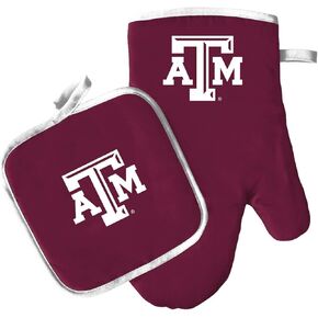 Texas A&M Aggies Oven MITT/Pot Holder Set Maroon